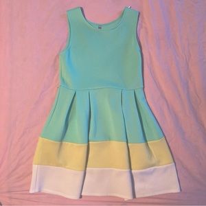Girls dress spring colors